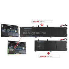 Baterie laptop Dell XPS 15 9550 9560 9570 7590 Precision 5510 5520 5530 5540 M5520 62MJV M7R96 5D91C H5H20 DEH5H203S1P